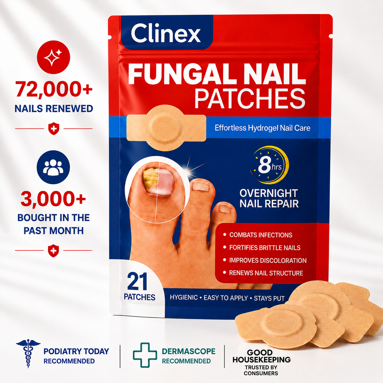 Clinex Fungal Nail Patches