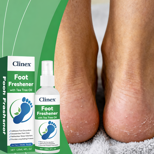 Clinex Foot & Shoe Sanitizer and Freshener Spray with Tea Tree Oil